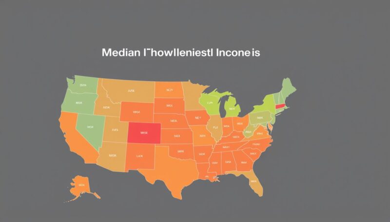 median household income by state