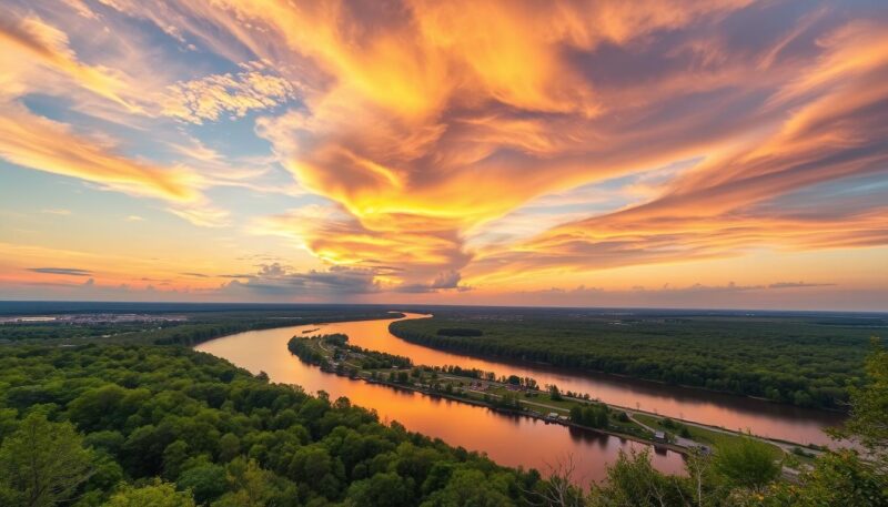 Mississippi River road trip